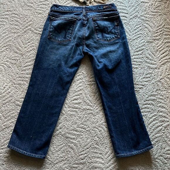 Citizens Of Humanity 28 Stretch Kelly #063 Low Waist Cropped Jeans USA Made - Picture 12 of 12